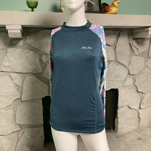 NWOT Ron Jon UPF 50 Swim Sun Rashguard Size XL - Picture 1 of 4